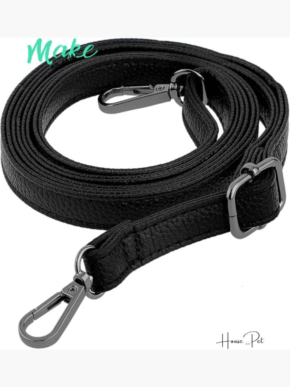 Adjustable Faux Leather Purse Strap Replacement for Crossbody Bags, 33.4-59 inch